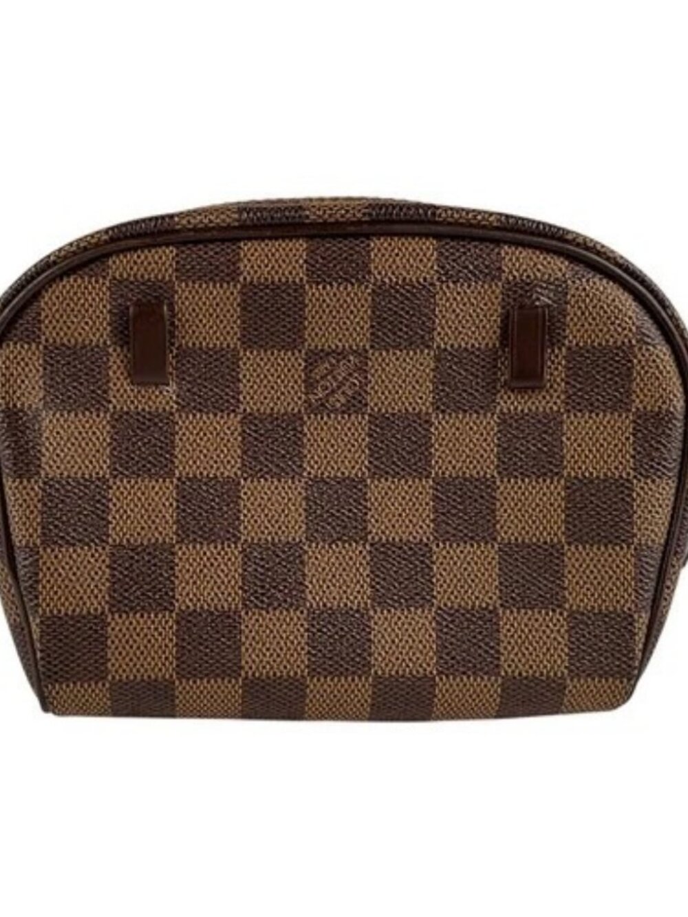 Auth LOUIS VUITTON Damier Ebene Ipanema Pochette Shoulder Bag Brown N51296 z7333 - Picture 3 of 12